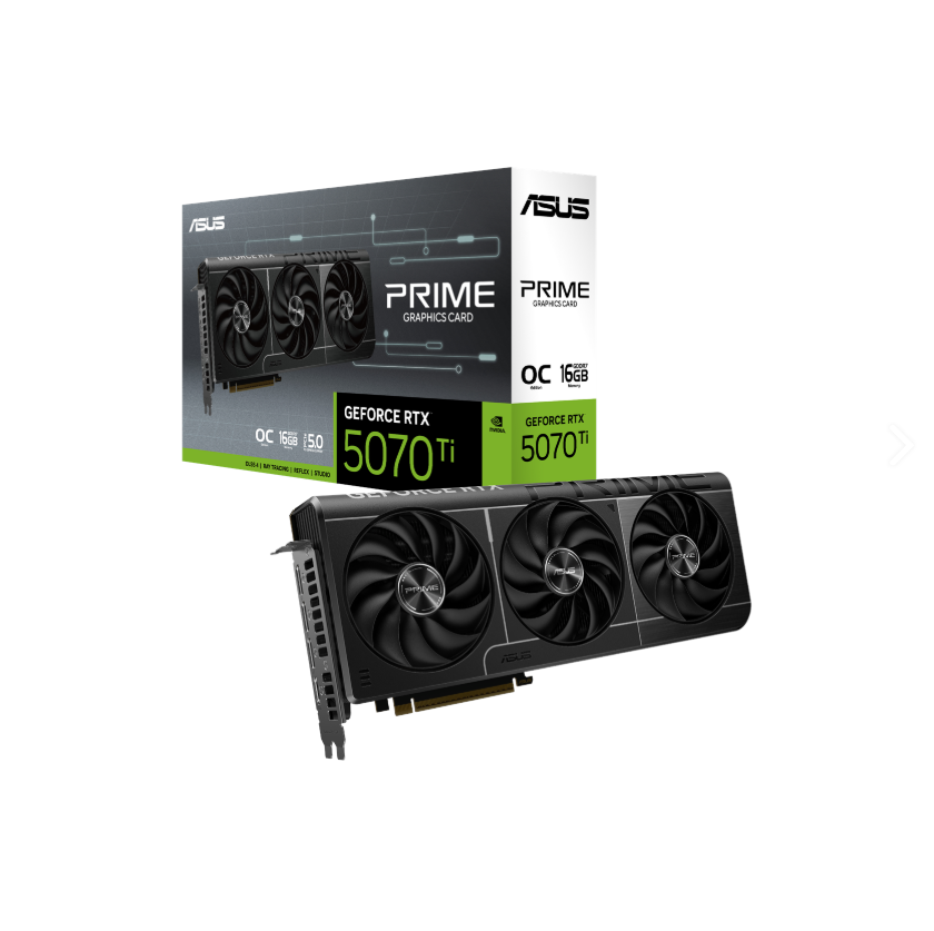 ASUS GeForce RTX 5070 Ti Prime OC - 16GB GDDR7 RAM - Grafikkarte